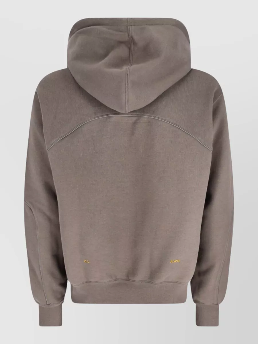 Nike Hoodie Kangaroo Pocket Ribbed Cuffs Hem