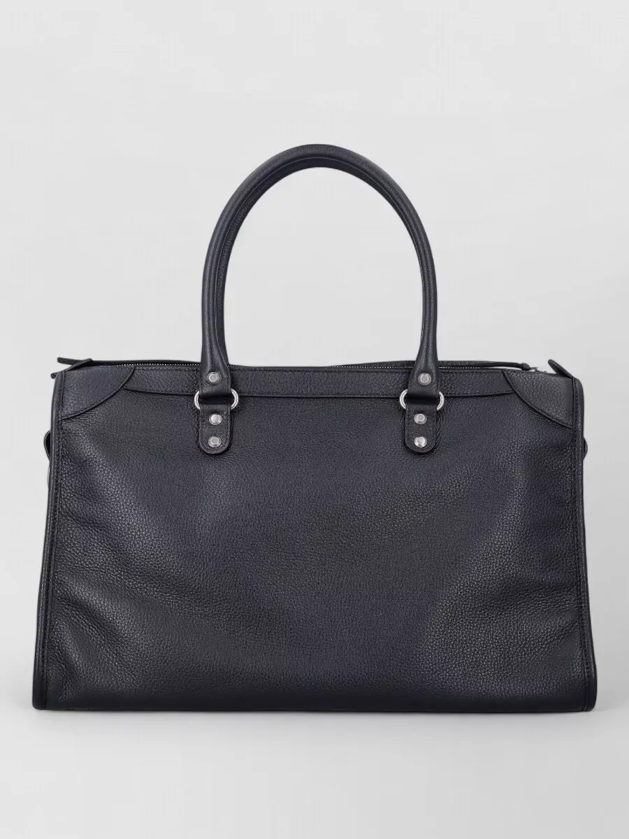 Balenciaga Leather Le City Business Tote Bag