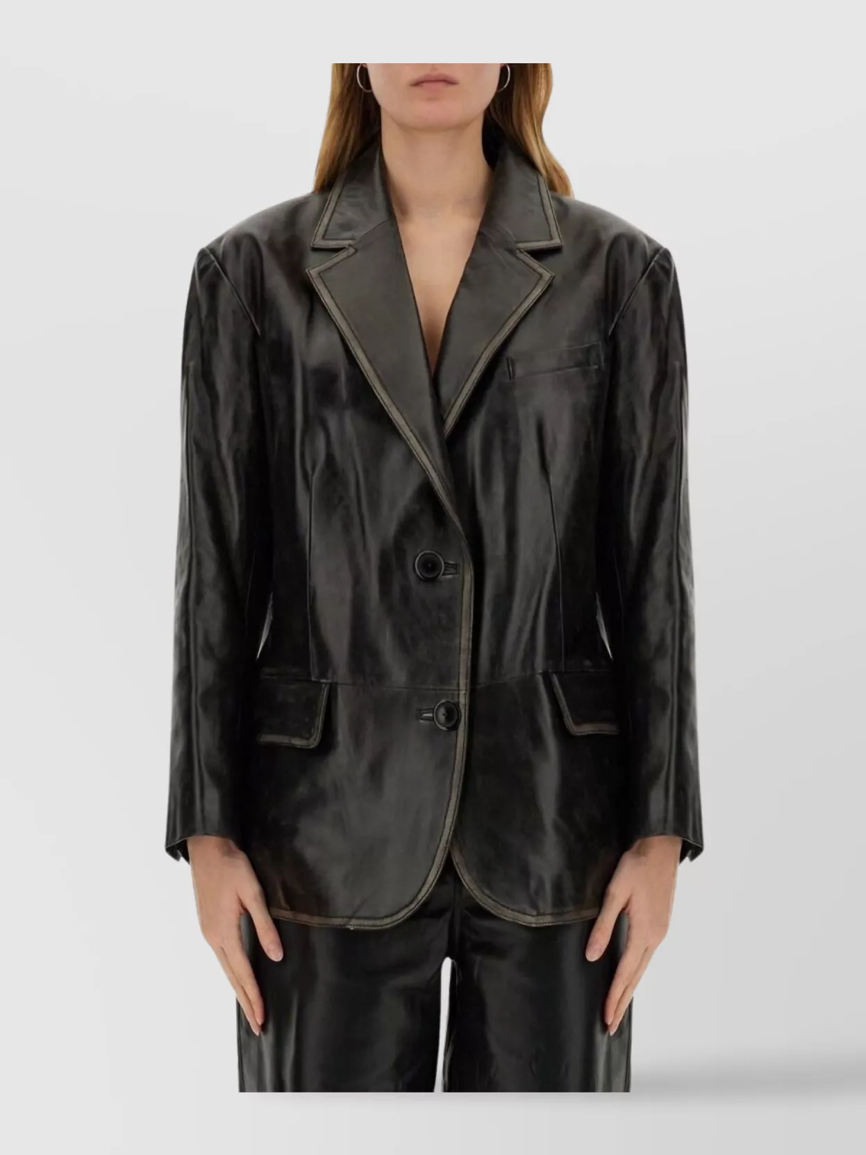 STAND STUDIO LIARA BLAZER FRONT POCKETS