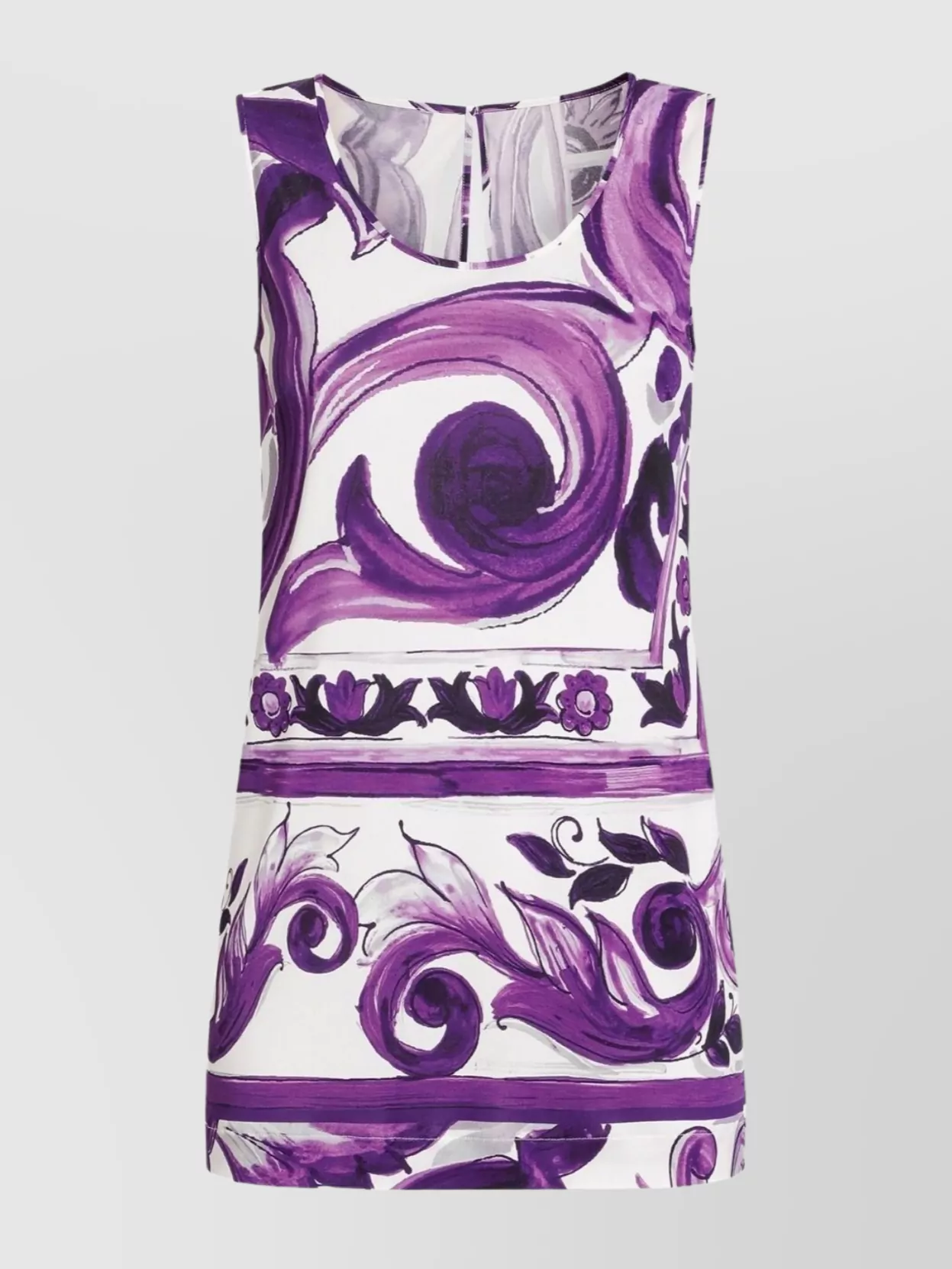 Dolce & Gabbana Tank Top Crew Neck Print