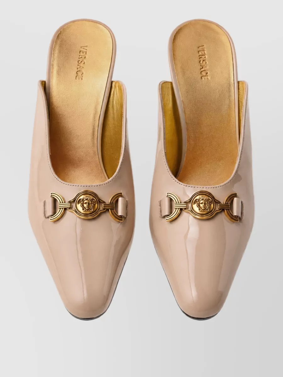 Versace Leather Mules