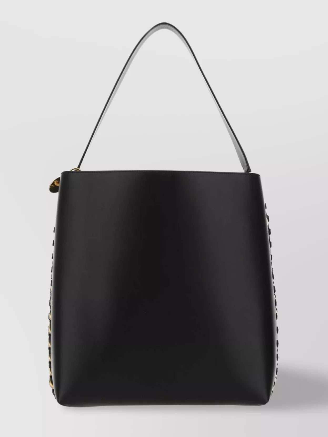 Shop Stella Mccartney Distinct Frame Chain Handle Bag