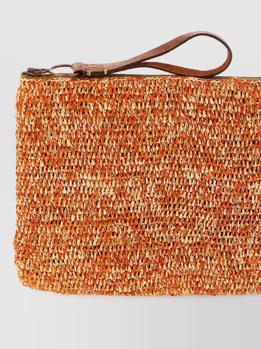 Ibeliv Raffia Mini Clutch Bag