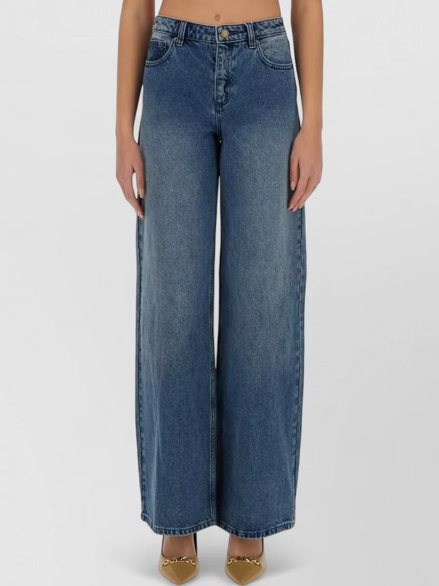 Michael Kors denim wide-leg jeans