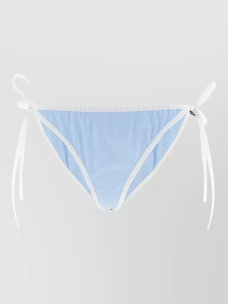 Miu Miu Poplin Low-Rise Bikini Briefs