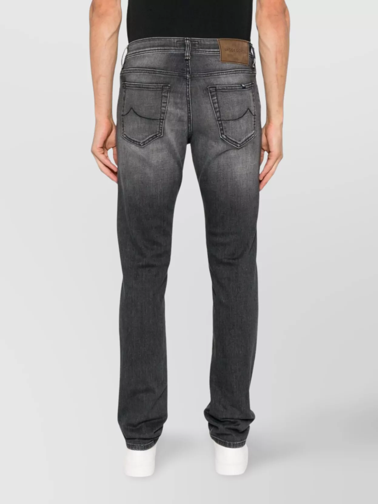 Jacob Cohen Mid-Rise Five-Pocket Denim Trousers