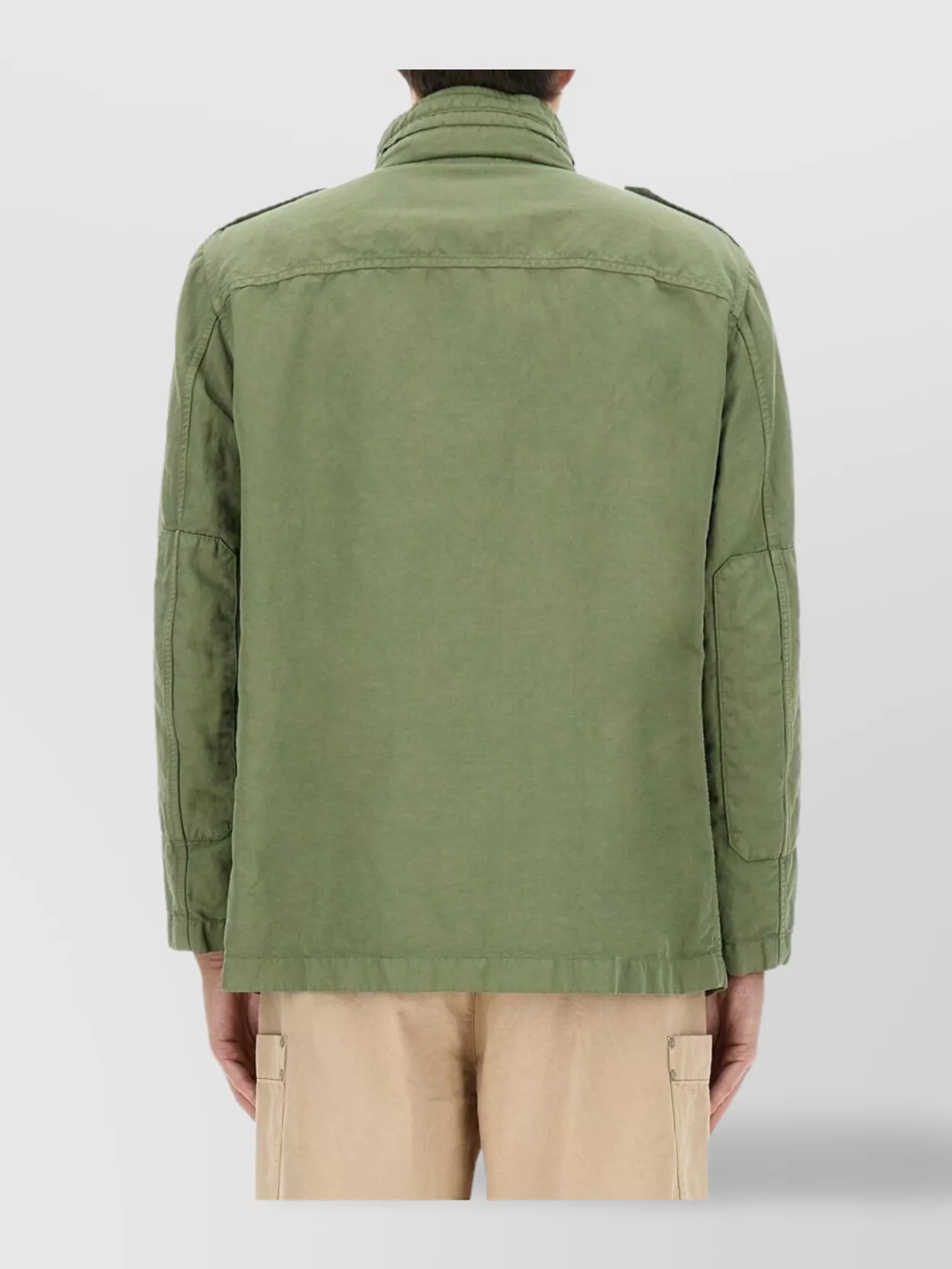 Fay High Collar Jacket Pockets