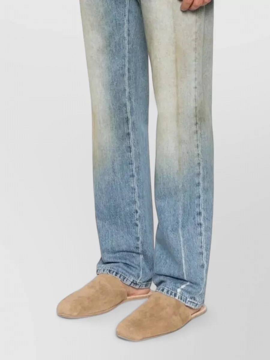 Mm6 Maison Margiela Denim Straight-Leg Jeans