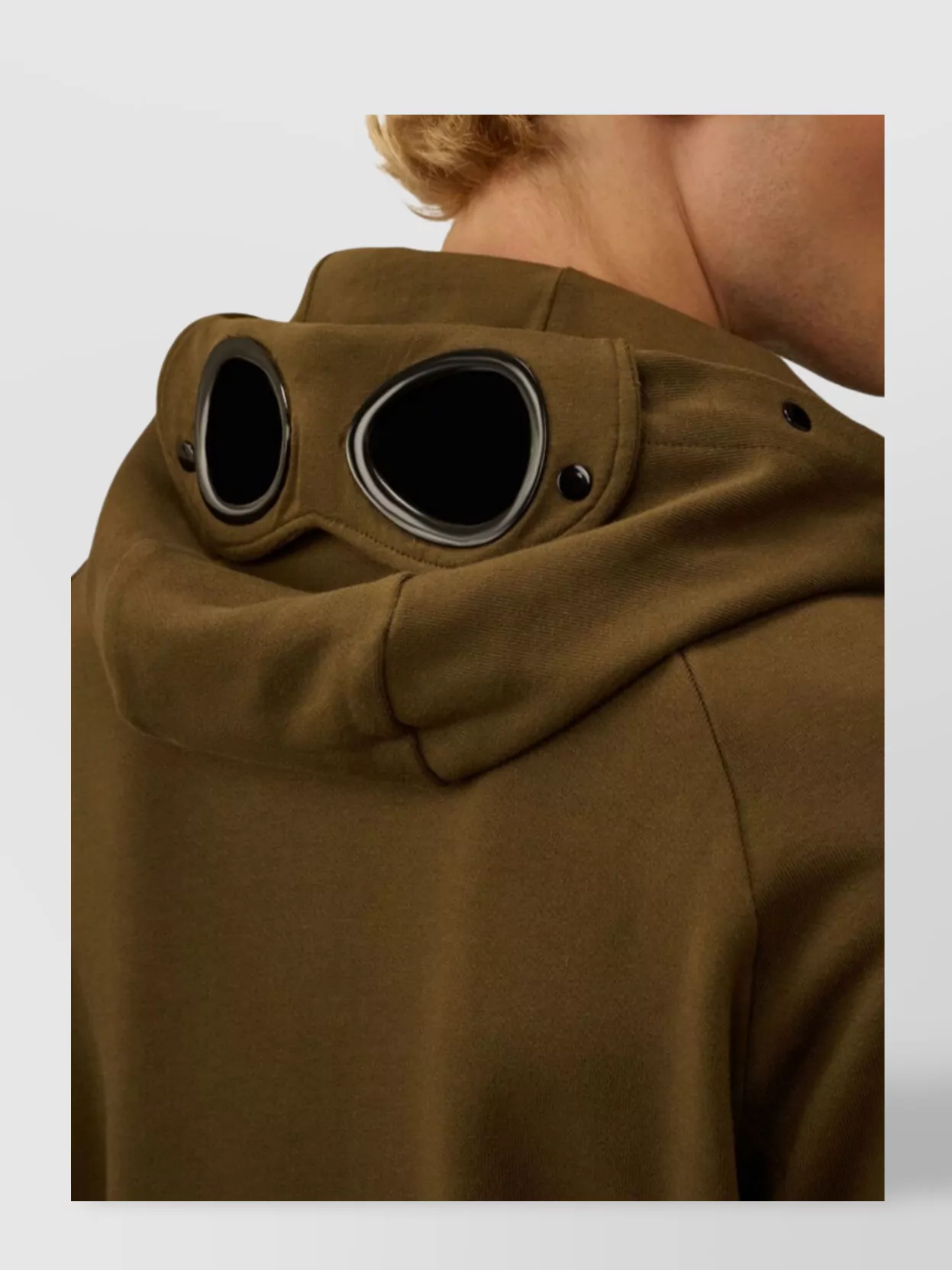 C.p. Company Fleece Sweatshirt Goggle Design