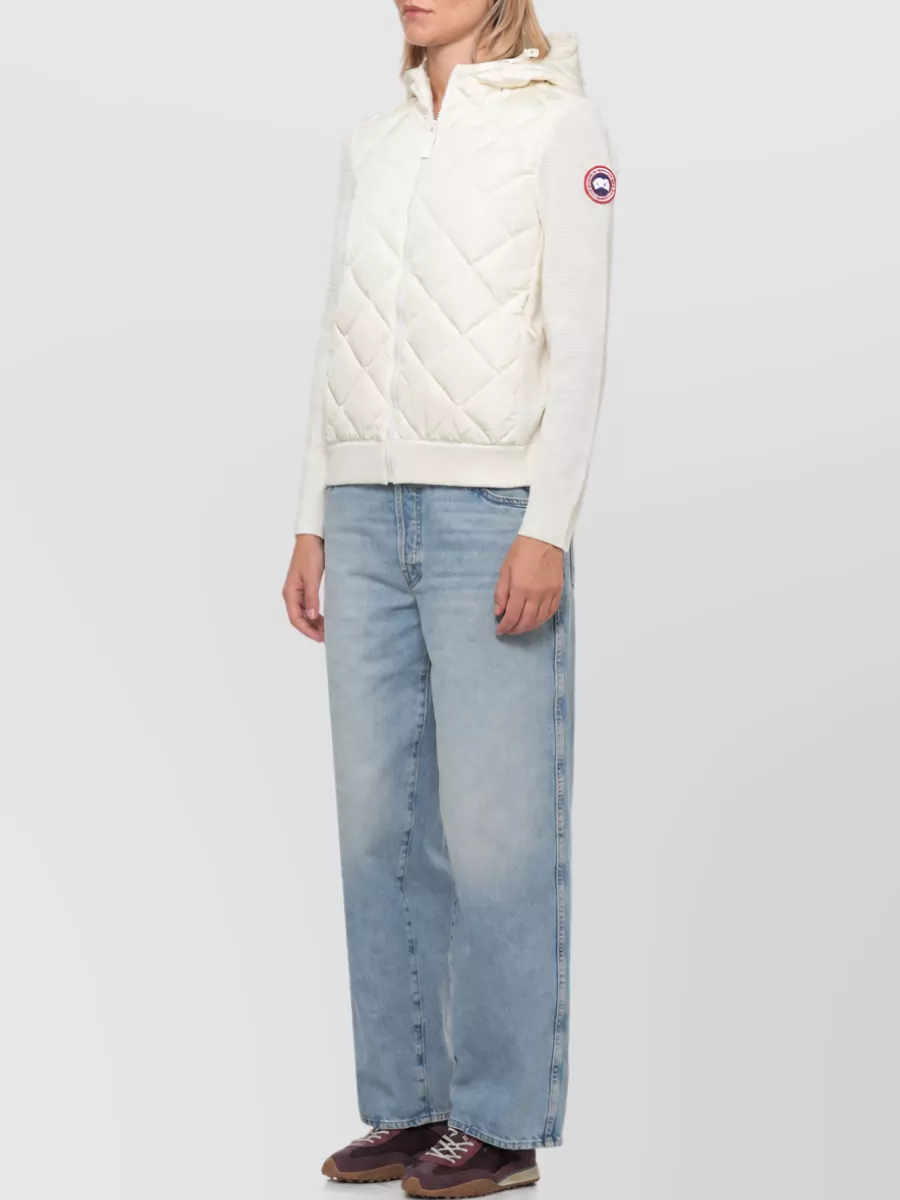 Canada Goose Wool quilted hooded jacket