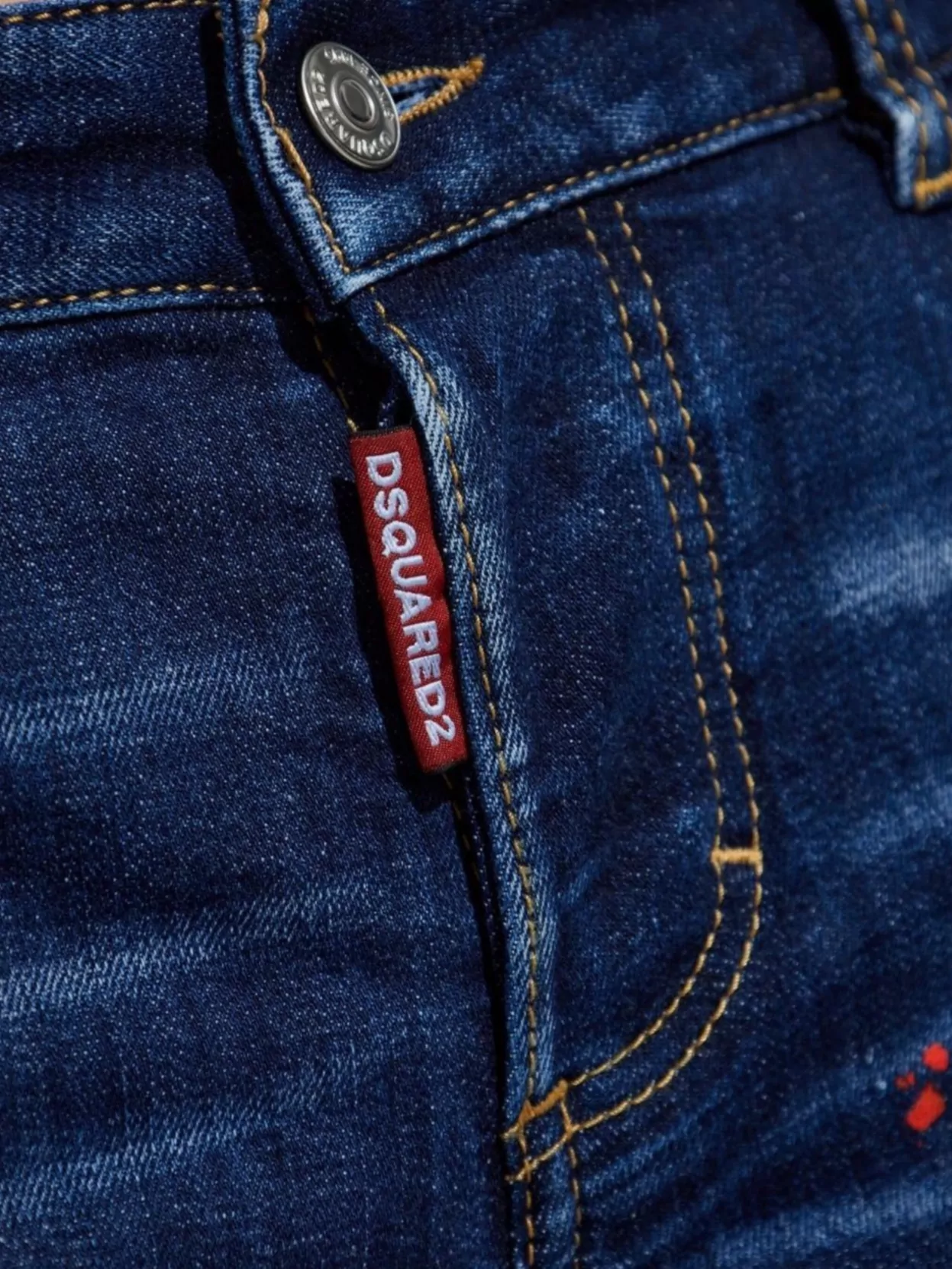 Dsquared2 Stretch Cotton Denim Skinny Trousers