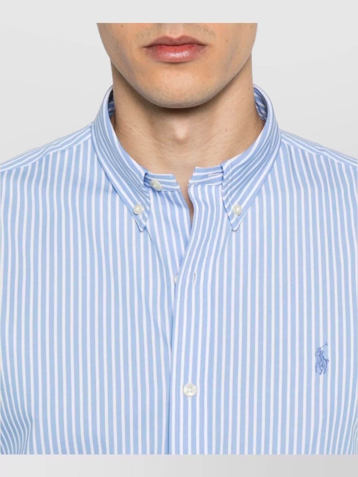 Ralph Lauren Logo Shirt Box-Pleat Detail