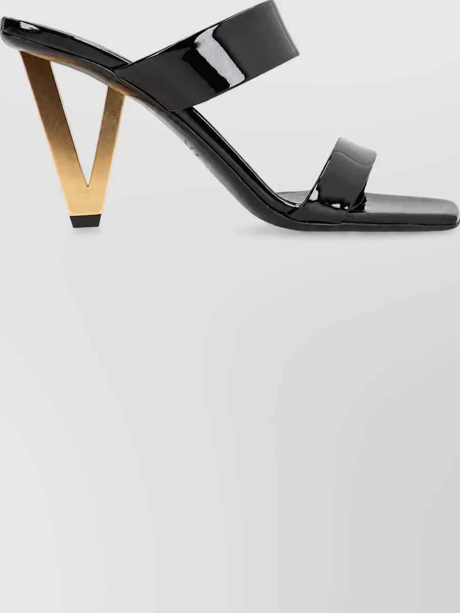 Versace Patent Leather Mules