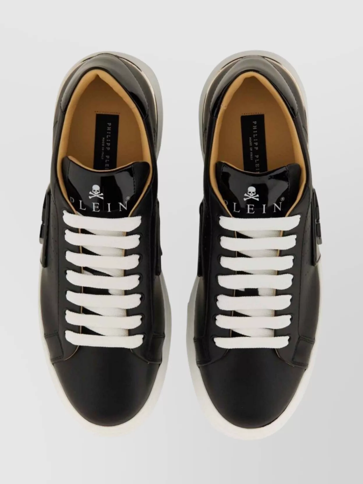 Philipp Plein Logo Embossed Sneaker Rubber Sole