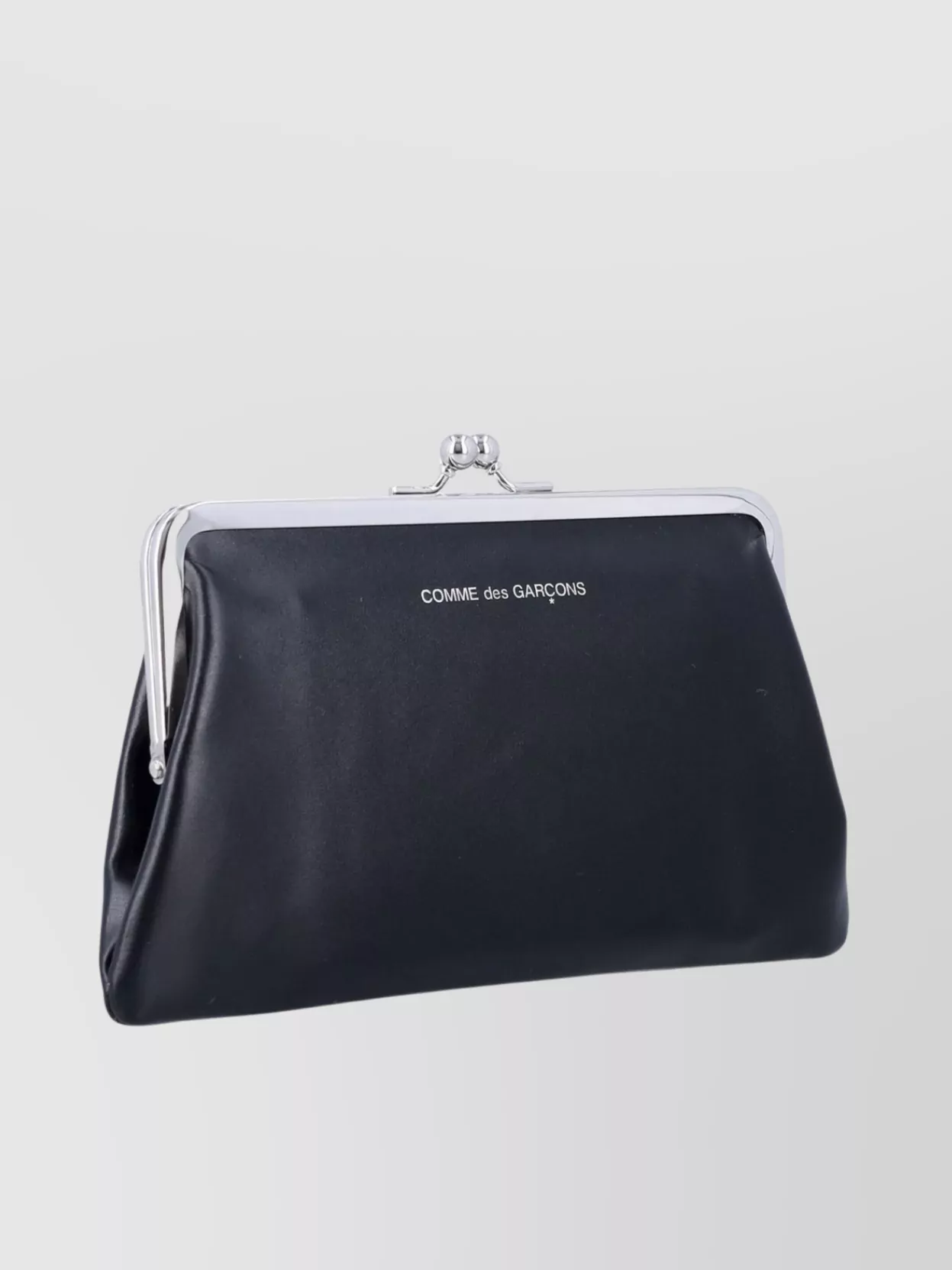 Comme Des Garçons Wallet With Metal Frame And Kiss Clasp