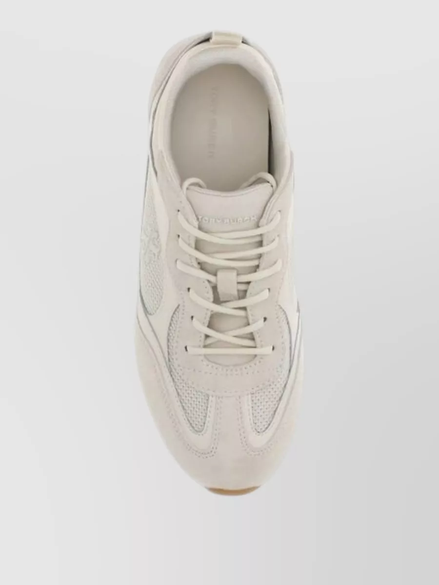 Tory Burch Calf Leather Low Top Sneakers
