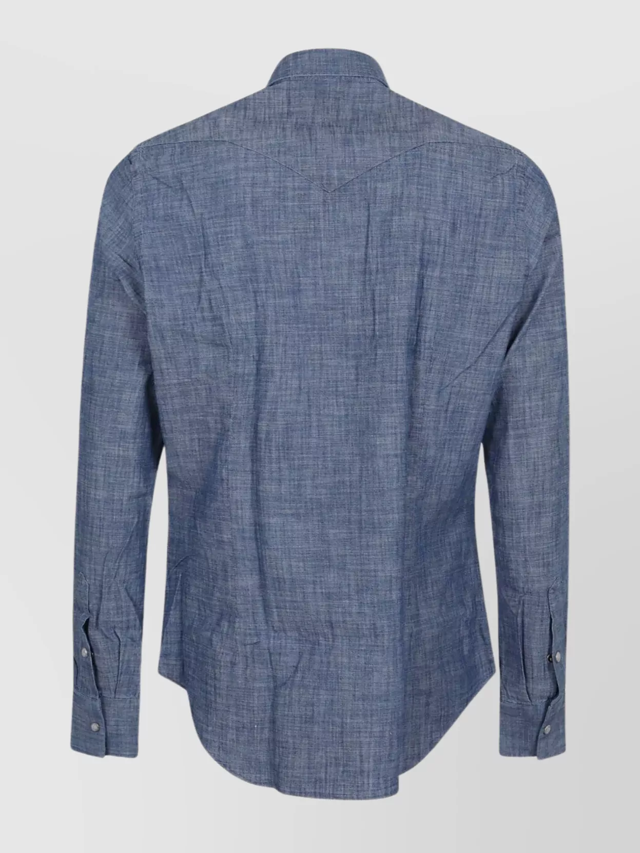 Eleventy Button-down Shirt With Tailored Fit And Dual Chest Pockets In Blue