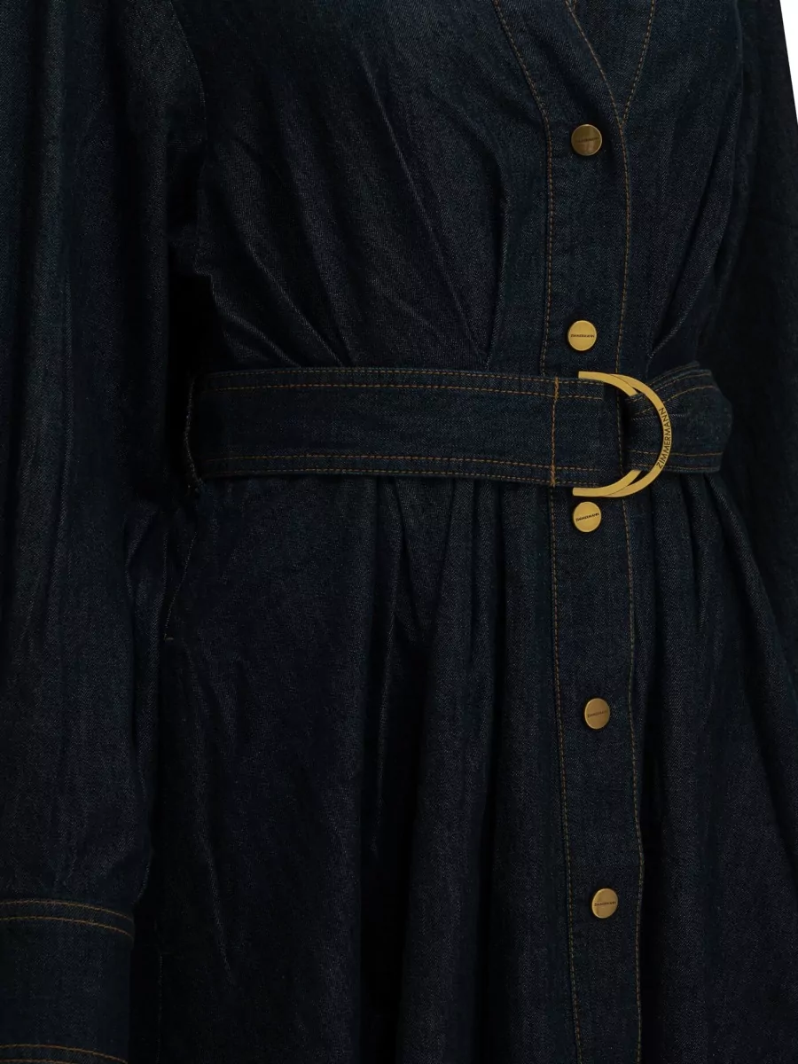 Zimmermann Denim Midi Shirtdress