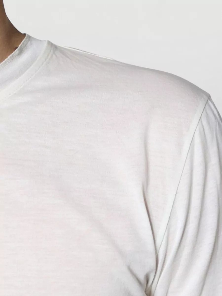Dolce&Gabbana Silk Cotton Short-Sleeve Henley T-Shirt