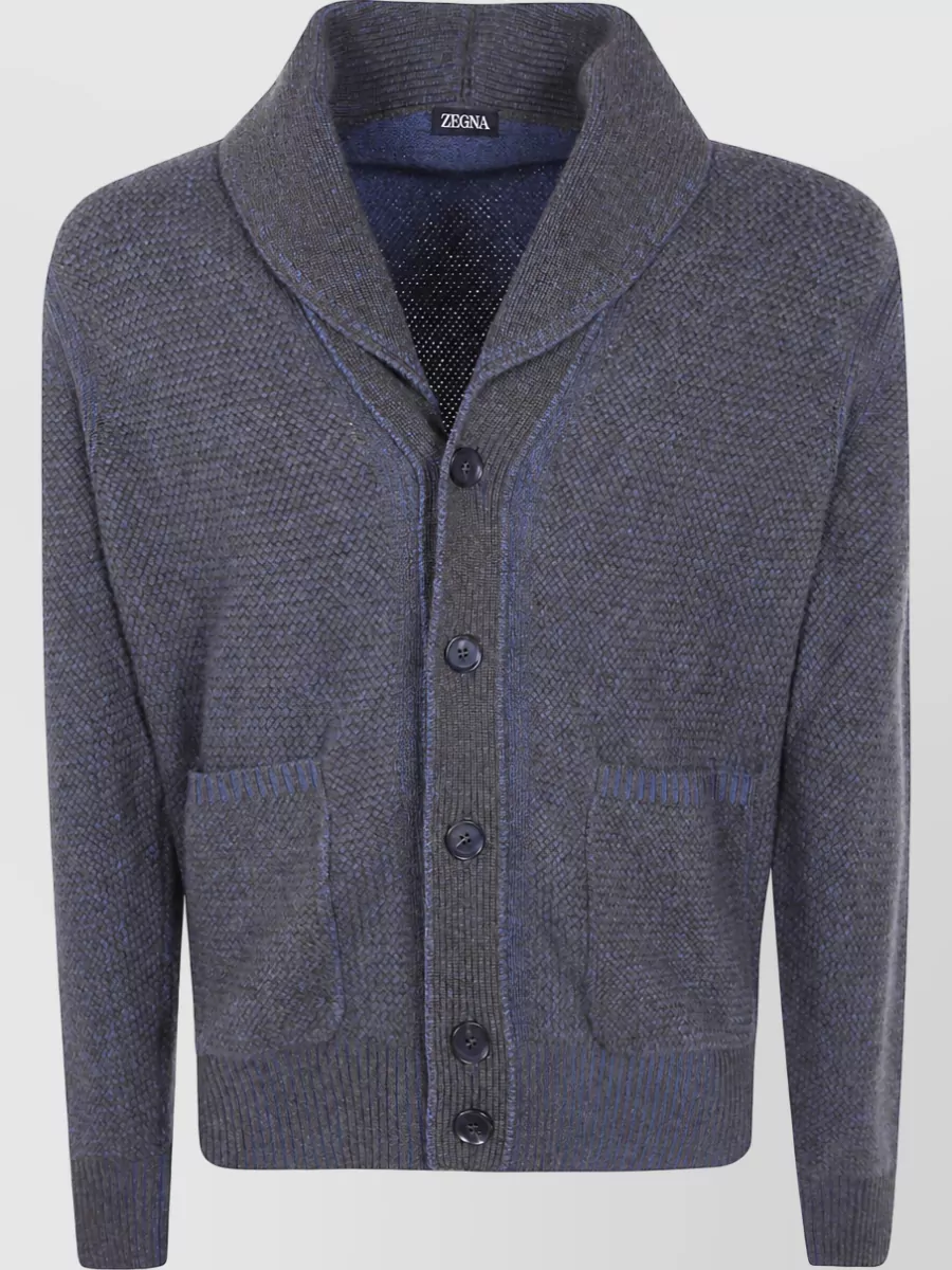 Zegna wool polo neck sweater