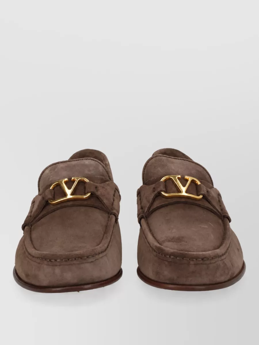 Valentino Garavani Leather Monk Shoes