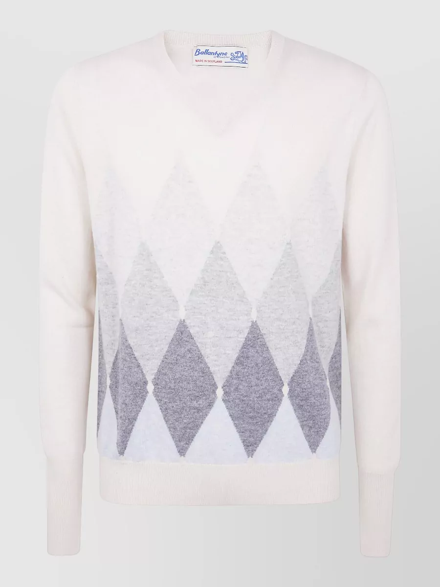 Ballantyne cashmere v-neck jumper