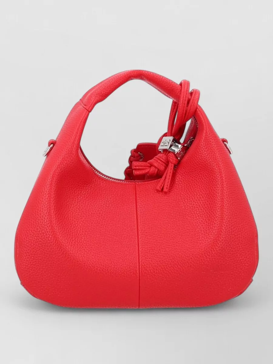 Ganni Mini hobo leather shoulder bag