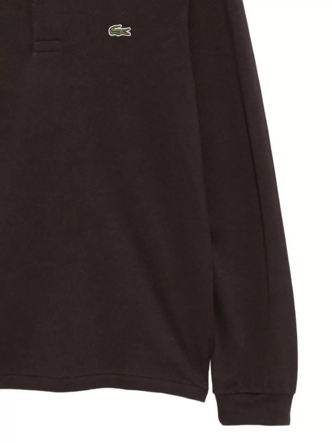 Lacoste Long Sleeve Polo Shirt With Ribbed Cuffs
