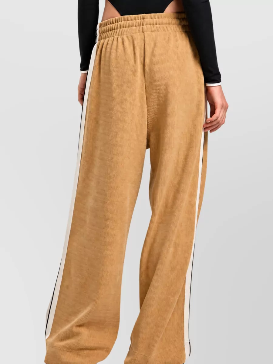 Palm Angels Chenille Loose Track Pants