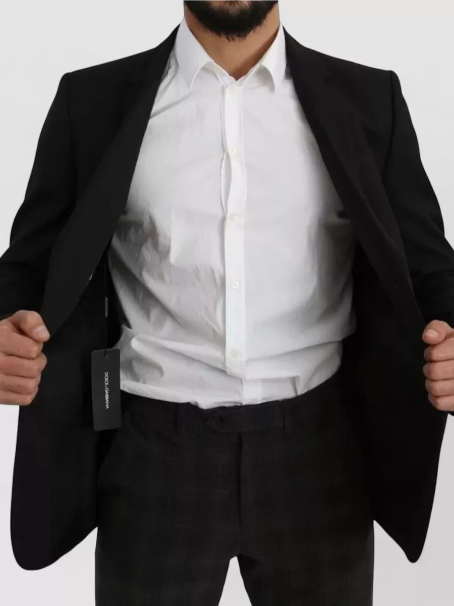 Dolce&Gabbana Wool Slim-Fit Notch-Lapel Blazer