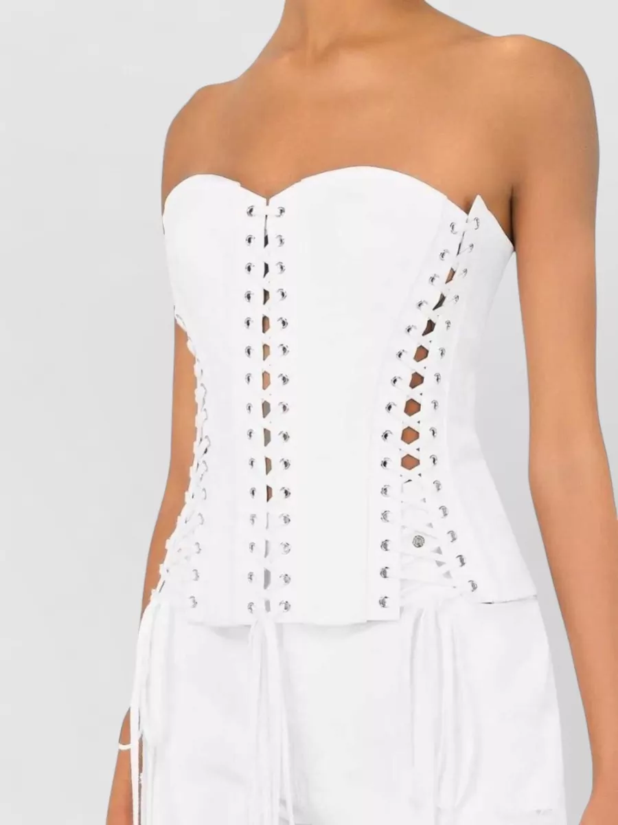 Dolce&Gabbana Paneled Sleeveless Bustier Top