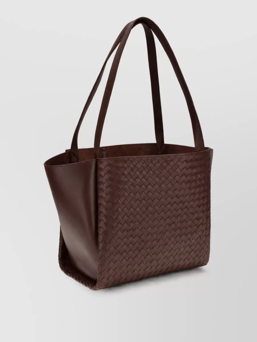 Bottega Veneta Na Lamb Leather Tote Bag