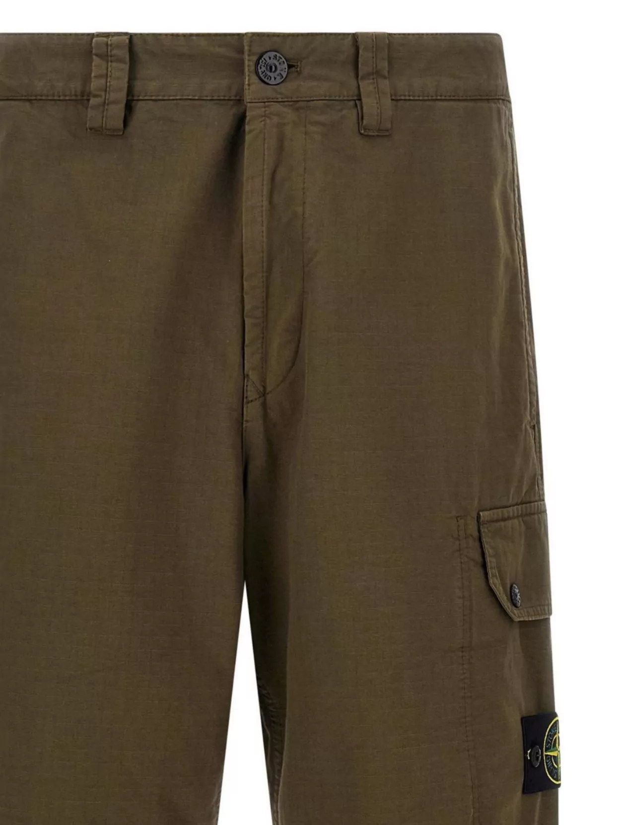 Stone Island Utility Cargo Trousers Featuring Side Pockets