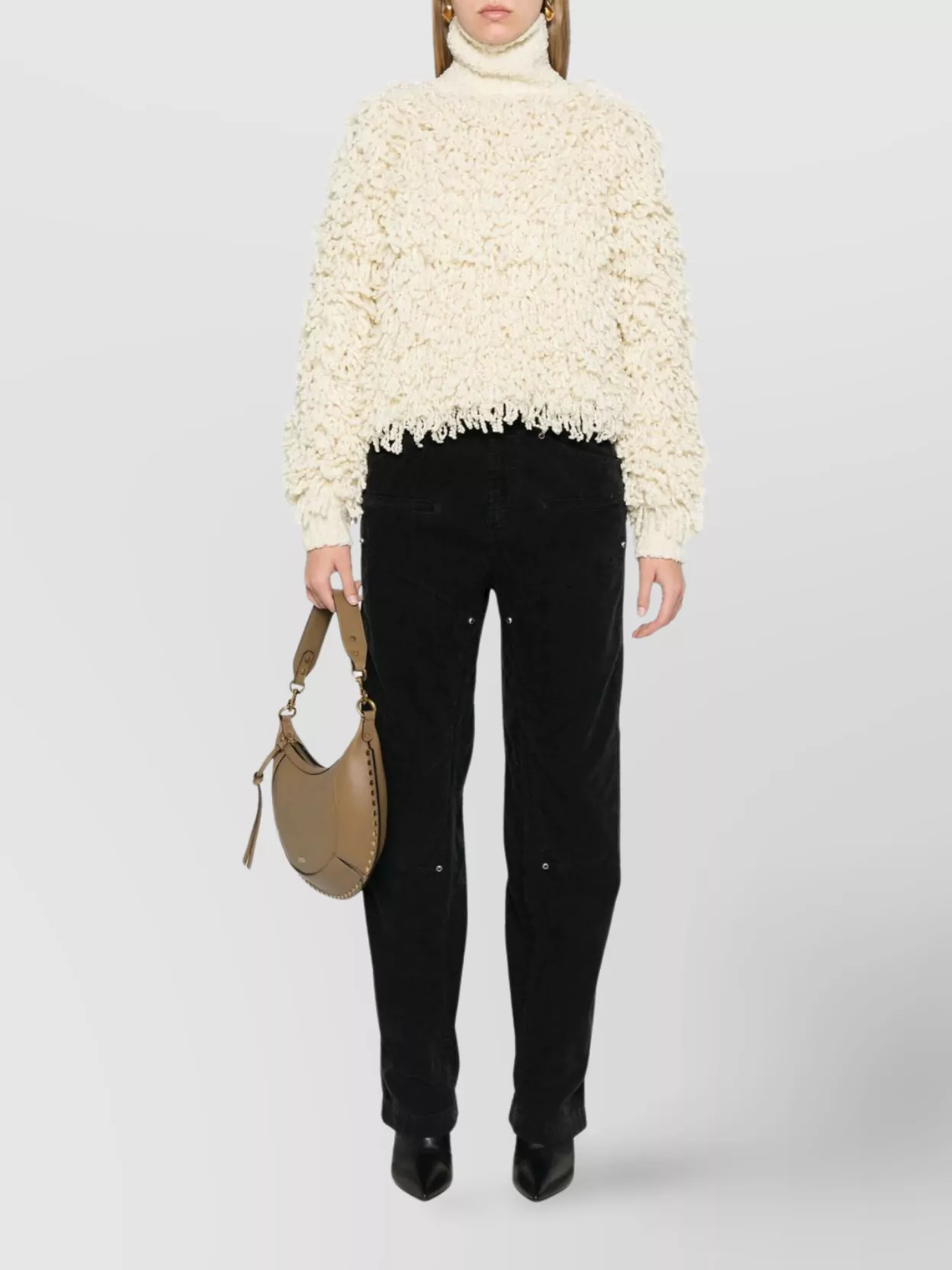 Isabel Marant Corduroy Trousers Featuring Rivet Detailing