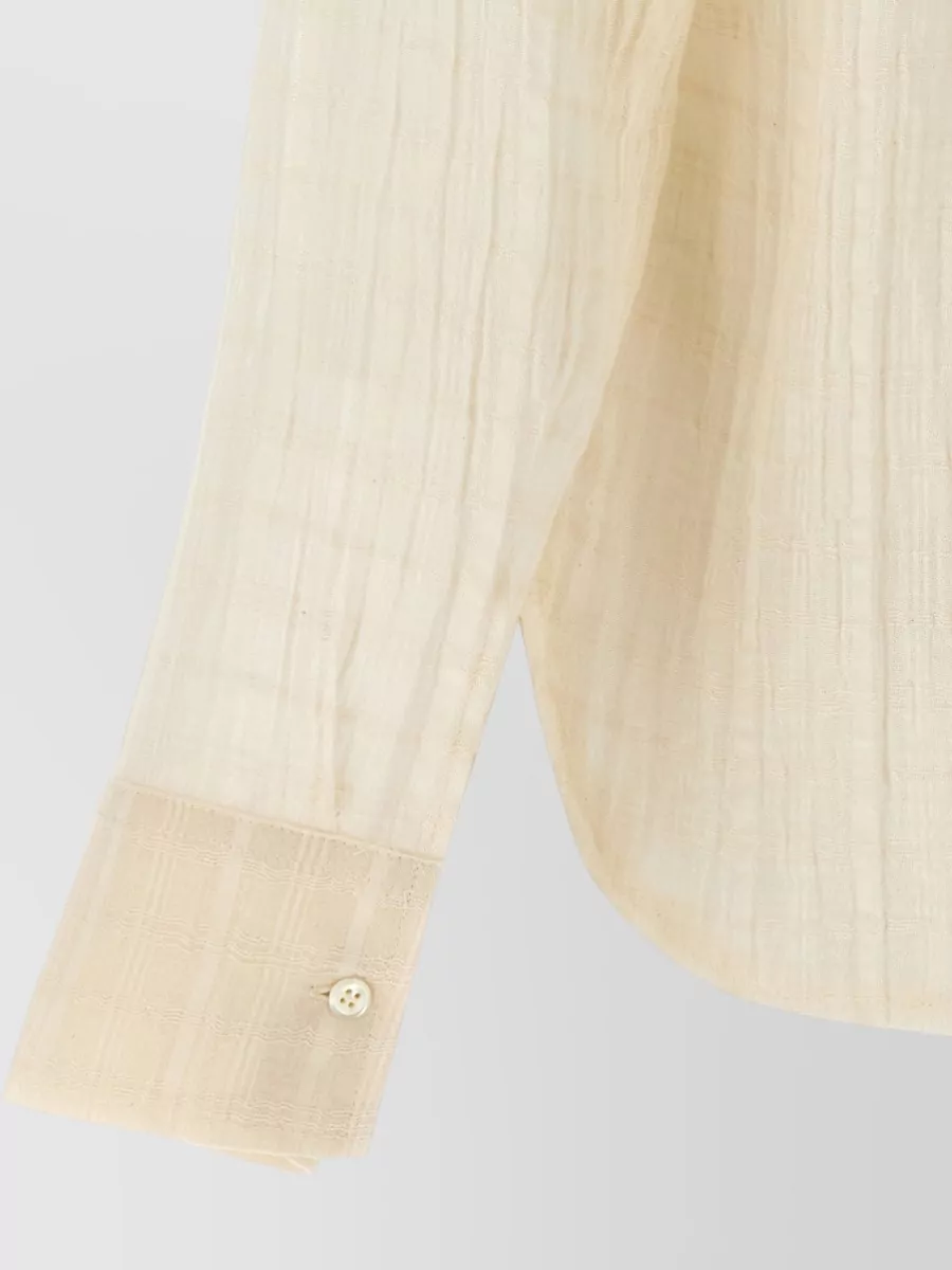 Séfr Checked Long-Sleeve Shirt