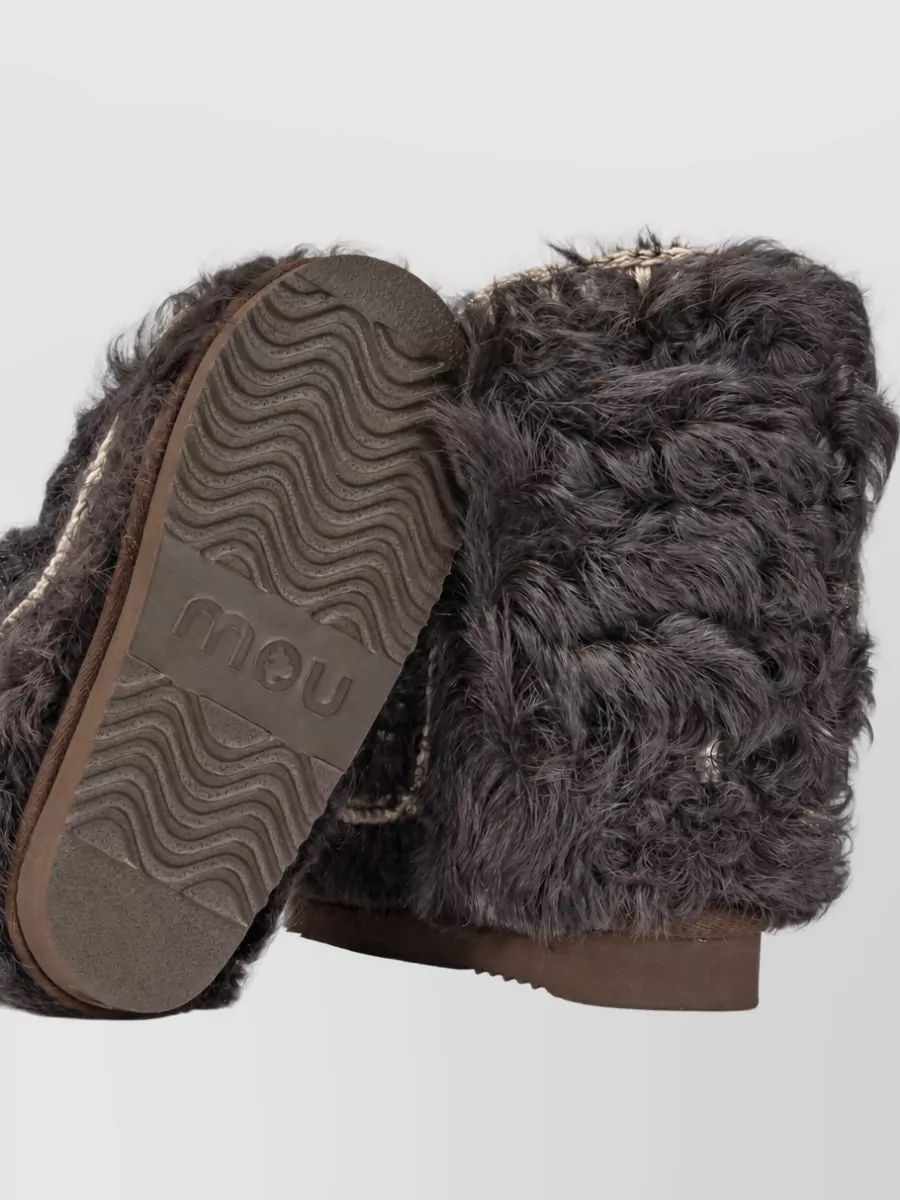 Mou Lamb Fur Slippers