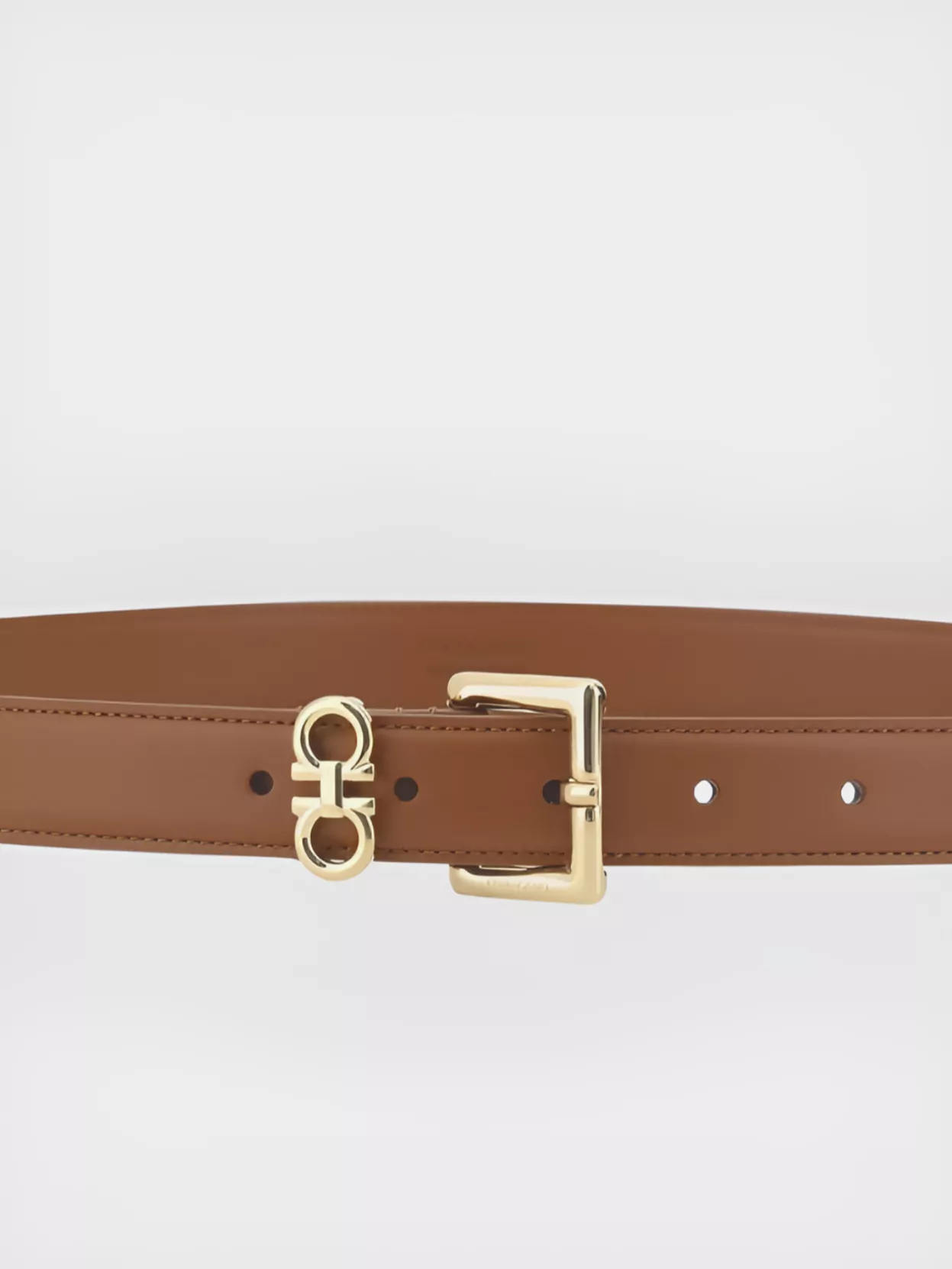 Ferragamo Adjustable Length Leather Belt