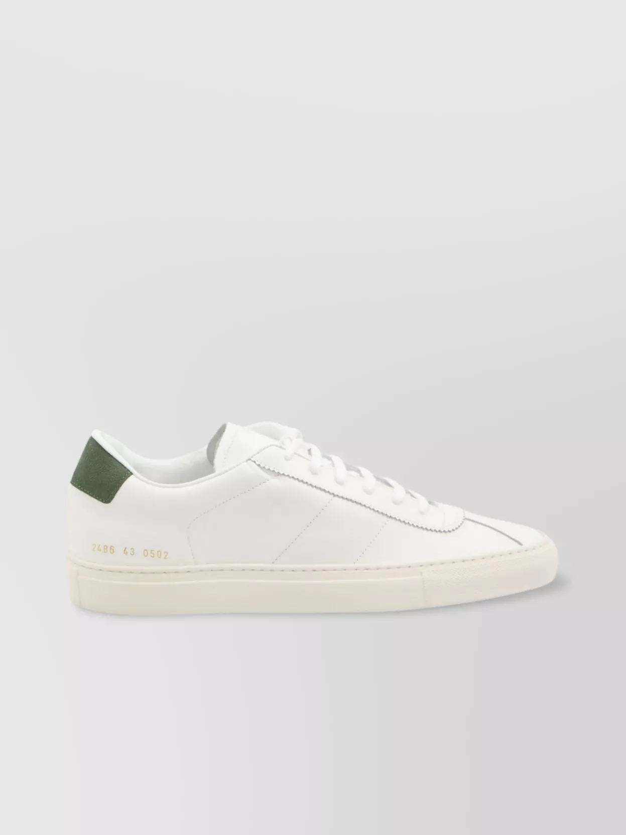 Common Projects Leather Sneakers With Suede Inserts