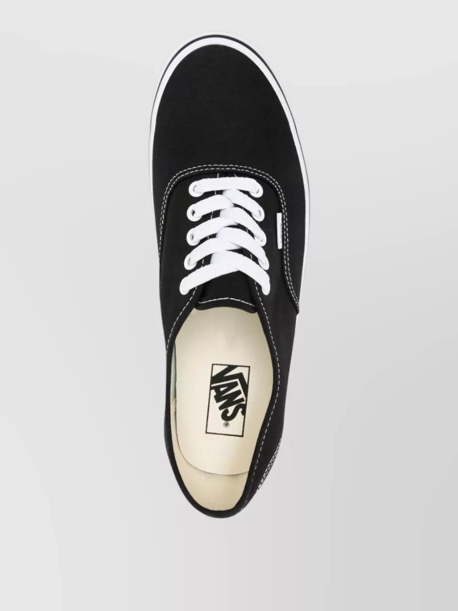 Vans Canvas Low Top Sneakers Almond Toe Rubber