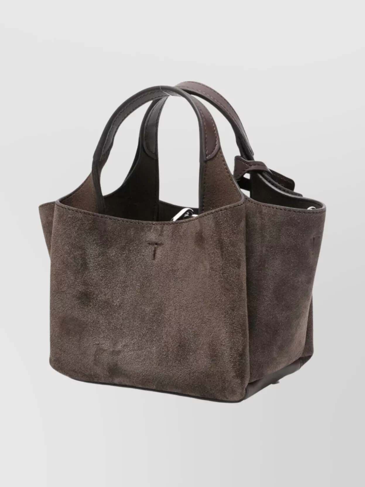 Tod's Suede Micro Tote Bag With Detachable Strap