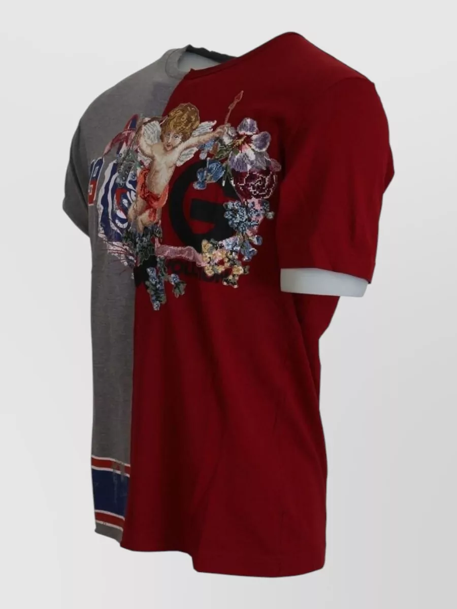 Dolce&Gabbana Cotton Graphic Crewneck T-Shirt