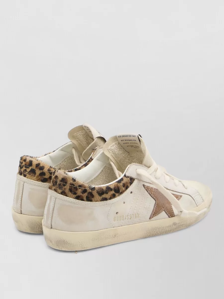 Golden Goose Star Suede Detail Sneakers Worn Finish