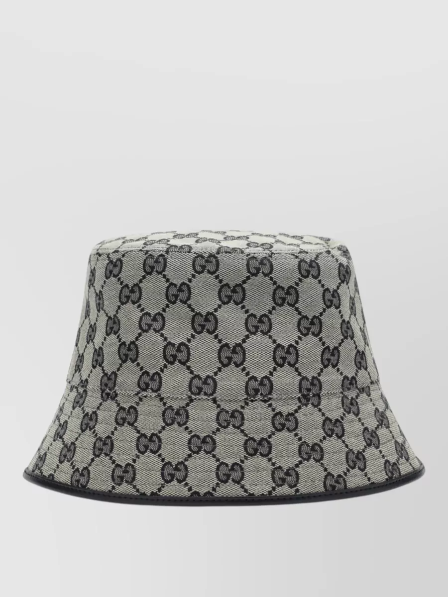 Gucci logo canvas bucket hat