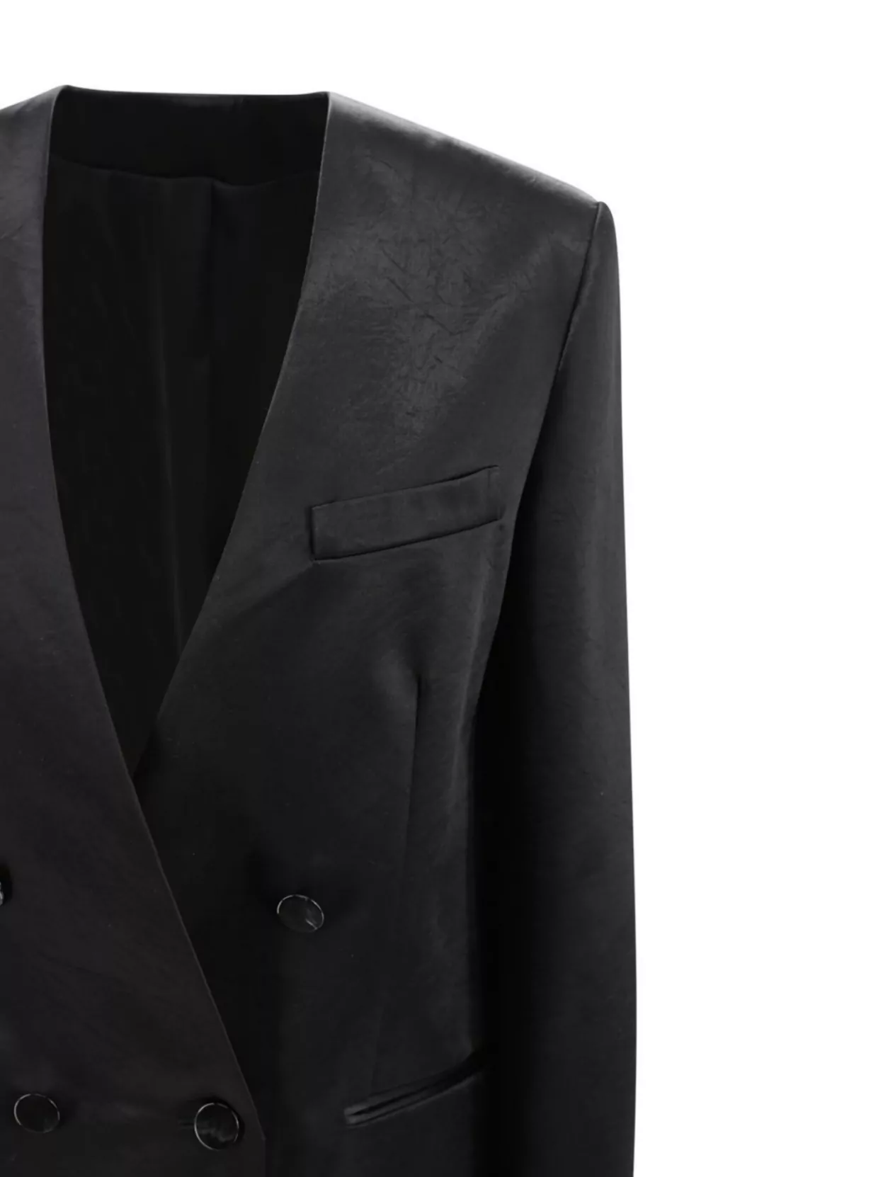 Philosophy Di Lorenzo Serafini Double-breasted Blazer Featuring Button Detailing In Black