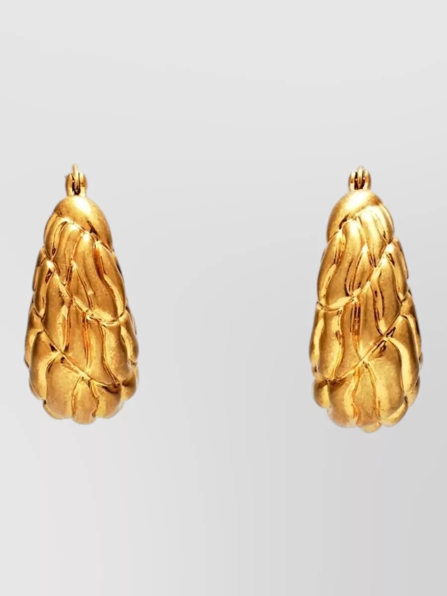 Cult Gaia brass-plated drop earrings