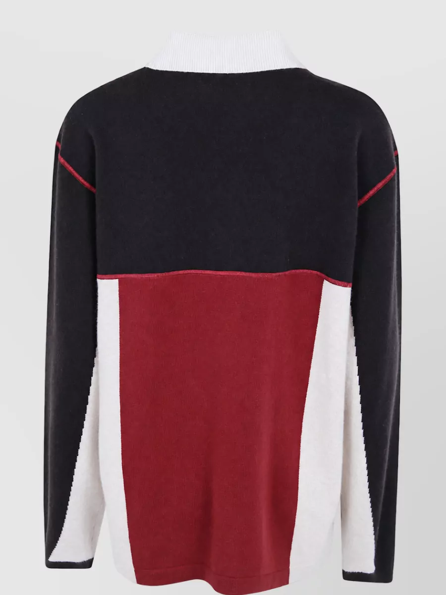 Guest In Residence Cashmere Color Block Jumper
