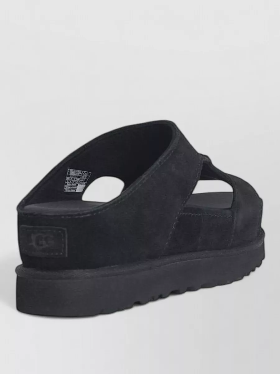 Ugg Leather Cutout Slides