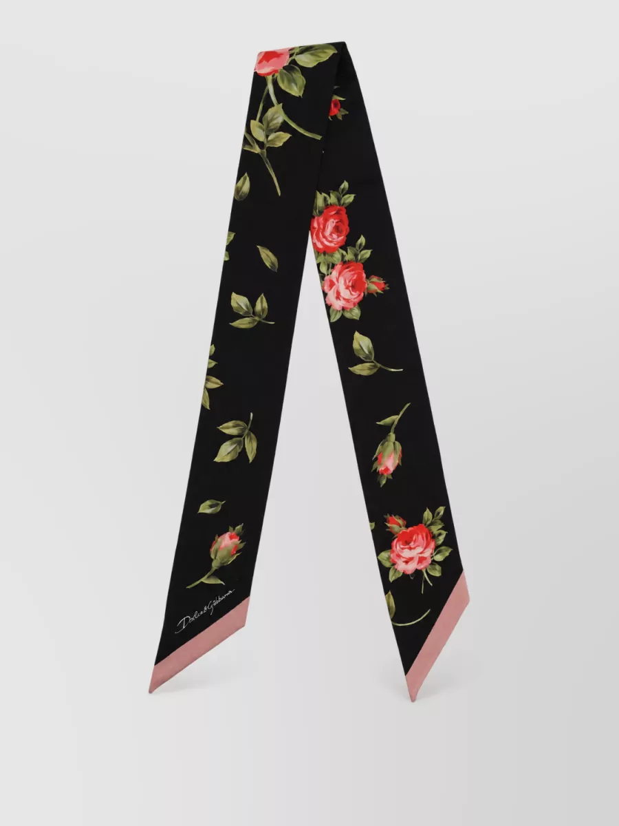 Dolce&Gabbana Silk Bandeau Scarf