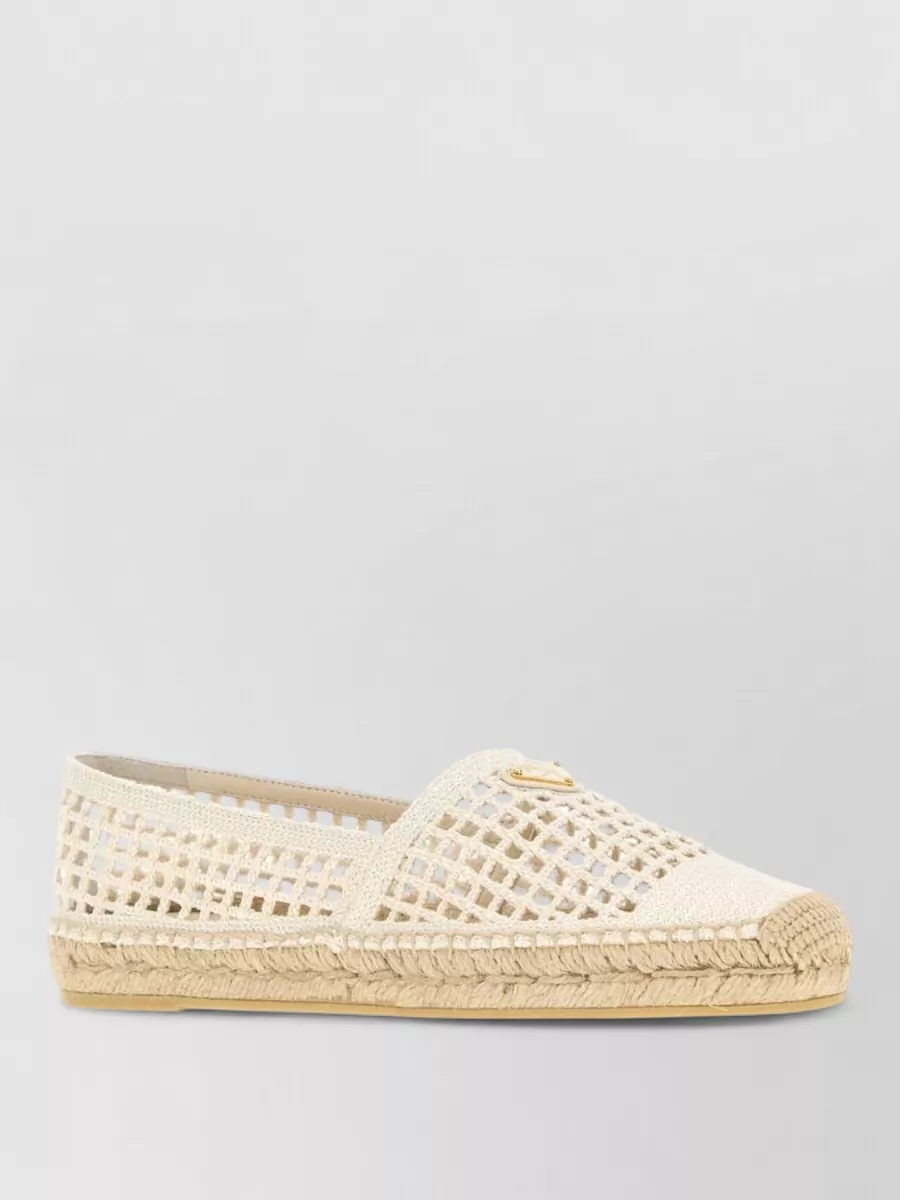 Prada Crochet Espadrilles