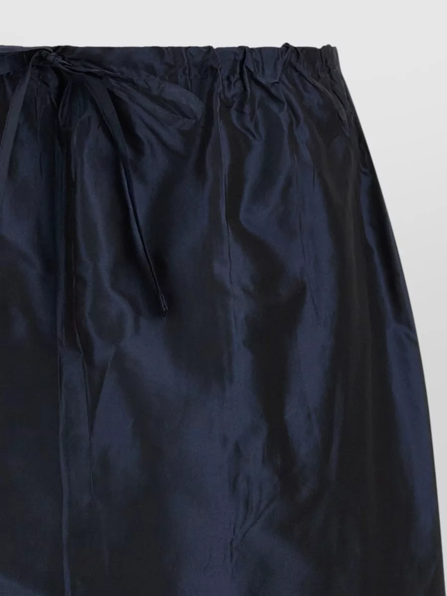 Prada Taffeta Midi Straight Skirt